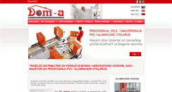 Desktop Screenshot of dom-a.ba